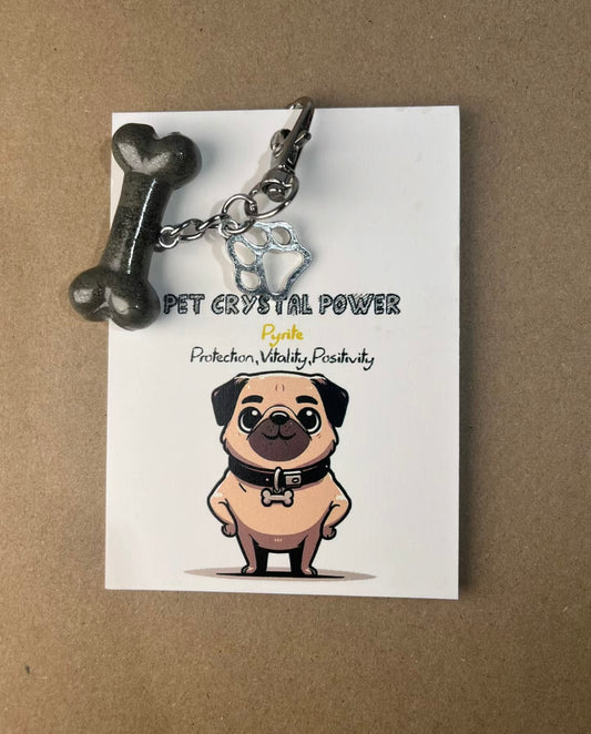 Pet Crystal Charms-dog brown